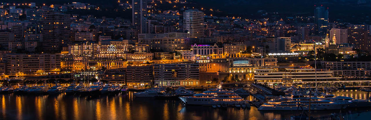 Monaco by night